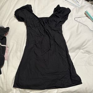 Black summer dress.